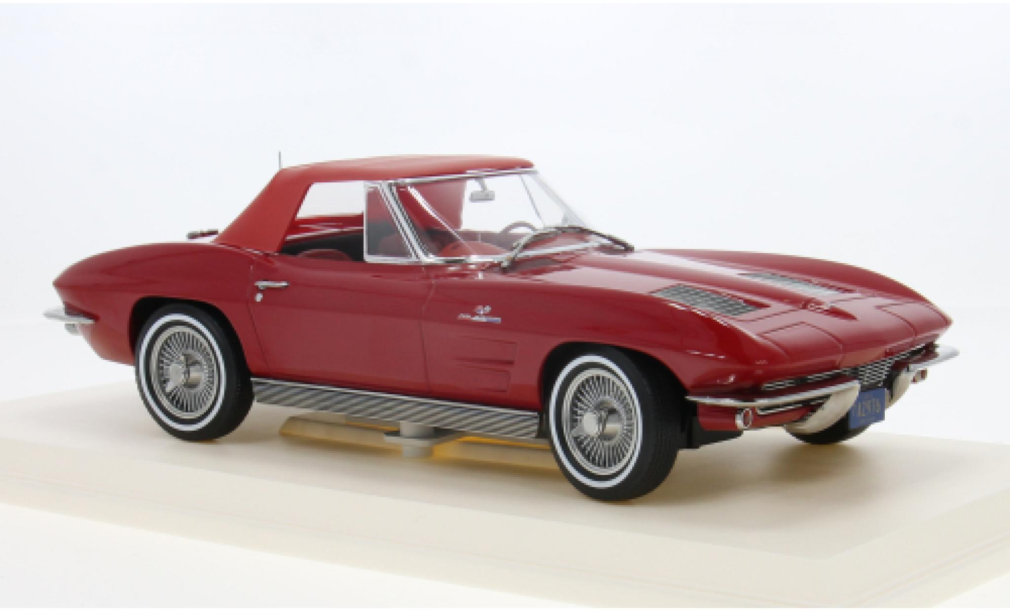 Chevrolet Corvette Norev Sting rot 1:18 modellino in miniatura