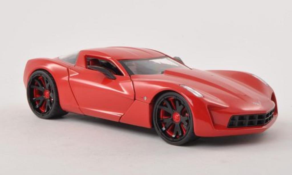 Chevrolet Corvette C6 1/24 Jada Toys C6 Concept rosso 2009 modellino in miniatura