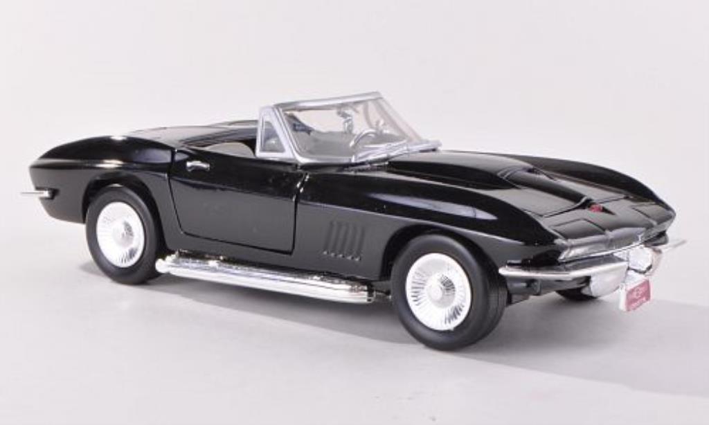 Chevrolet Corvette C2 1/24 Motormax C2 Convertibile (C2) nero modellino in miniatura