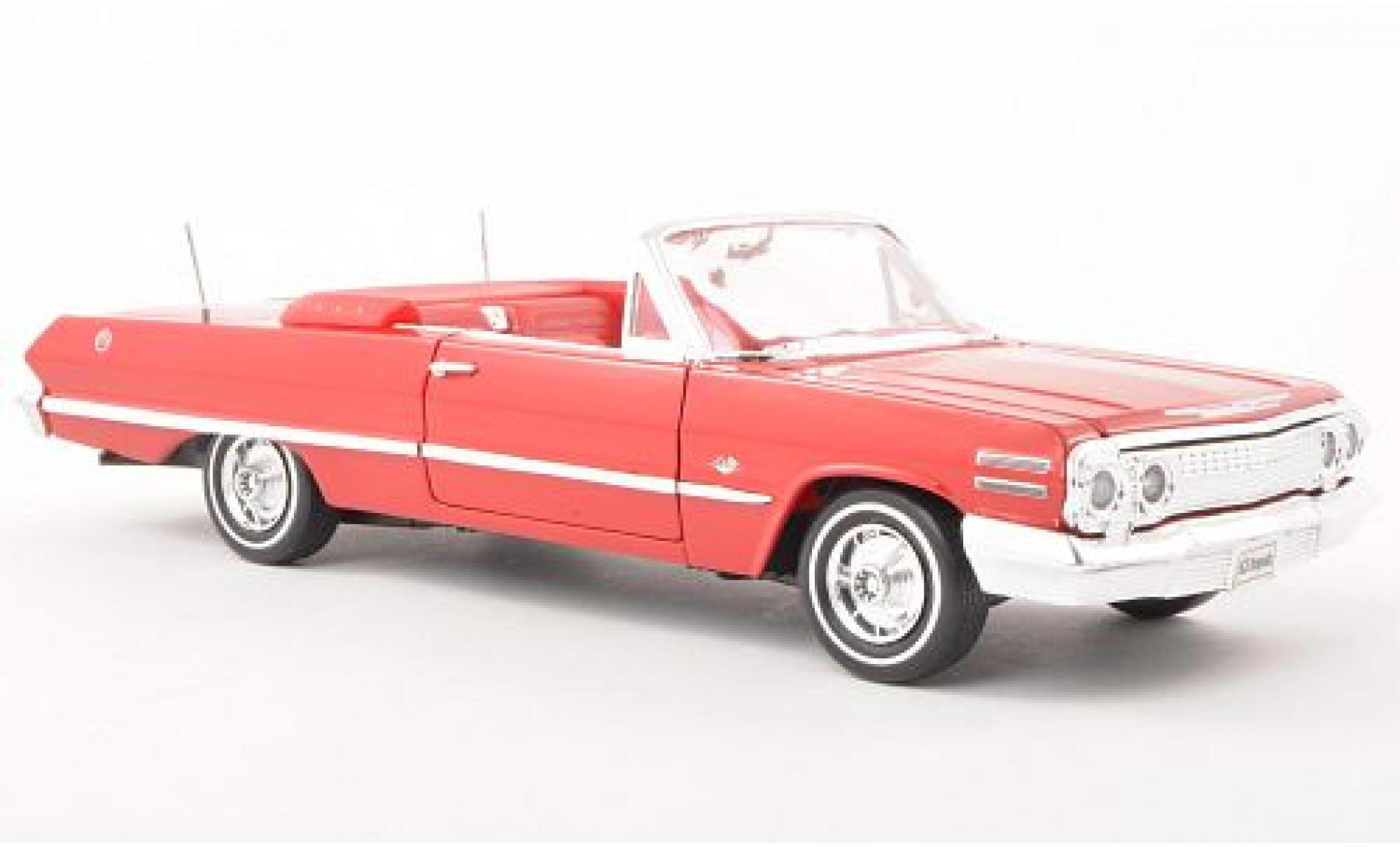 Chevrolet Impala 1/24 Welly Convert rot 1:24 modellino in miniatura