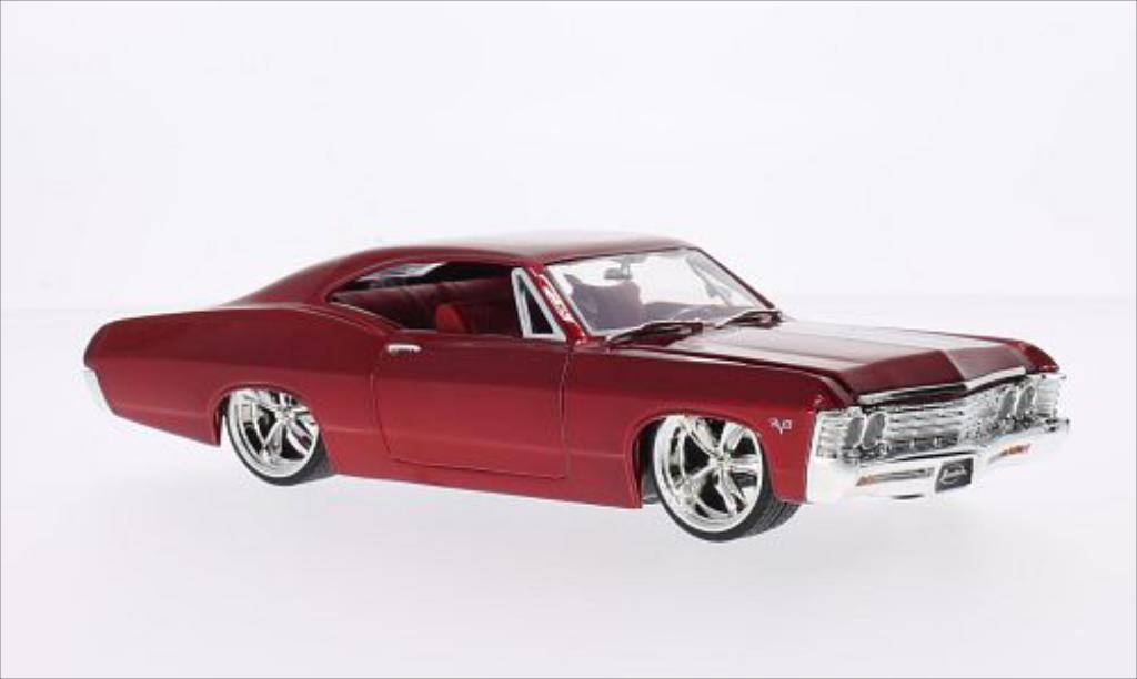 Chevrolet Impala 1/24 Jada Toys SS Tuning rosso 1967 modellino in miniatura