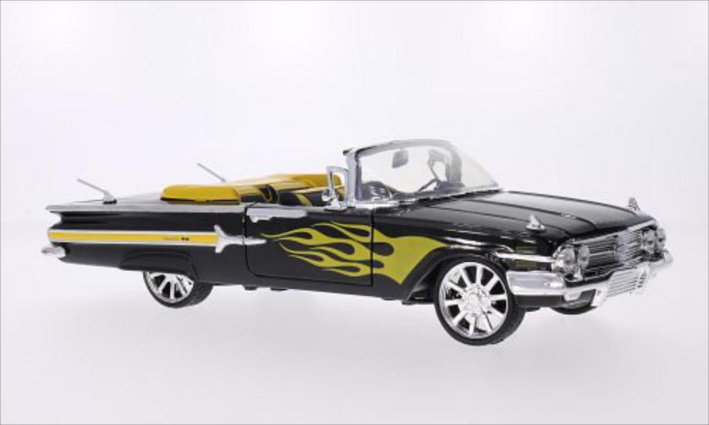 Chevrolet Impala 1/18 Motormax Tuning nero/Dekor 1960 modellino in miniatura