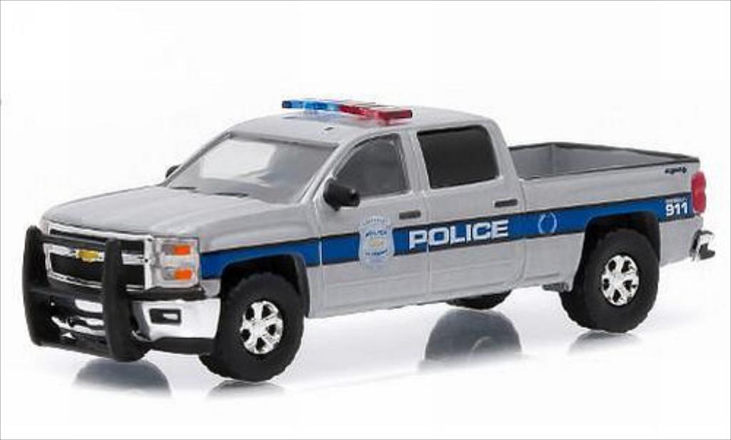 Chevrolet Silverado 1/64 Greenlight Police 2015 modellino in miniatura