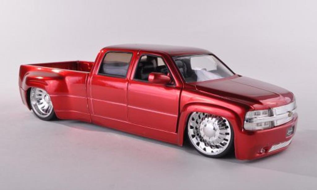 Chevrolet Silverado 1/24 Jada Toys Dooley rosso 1999 modellino in miniatura
