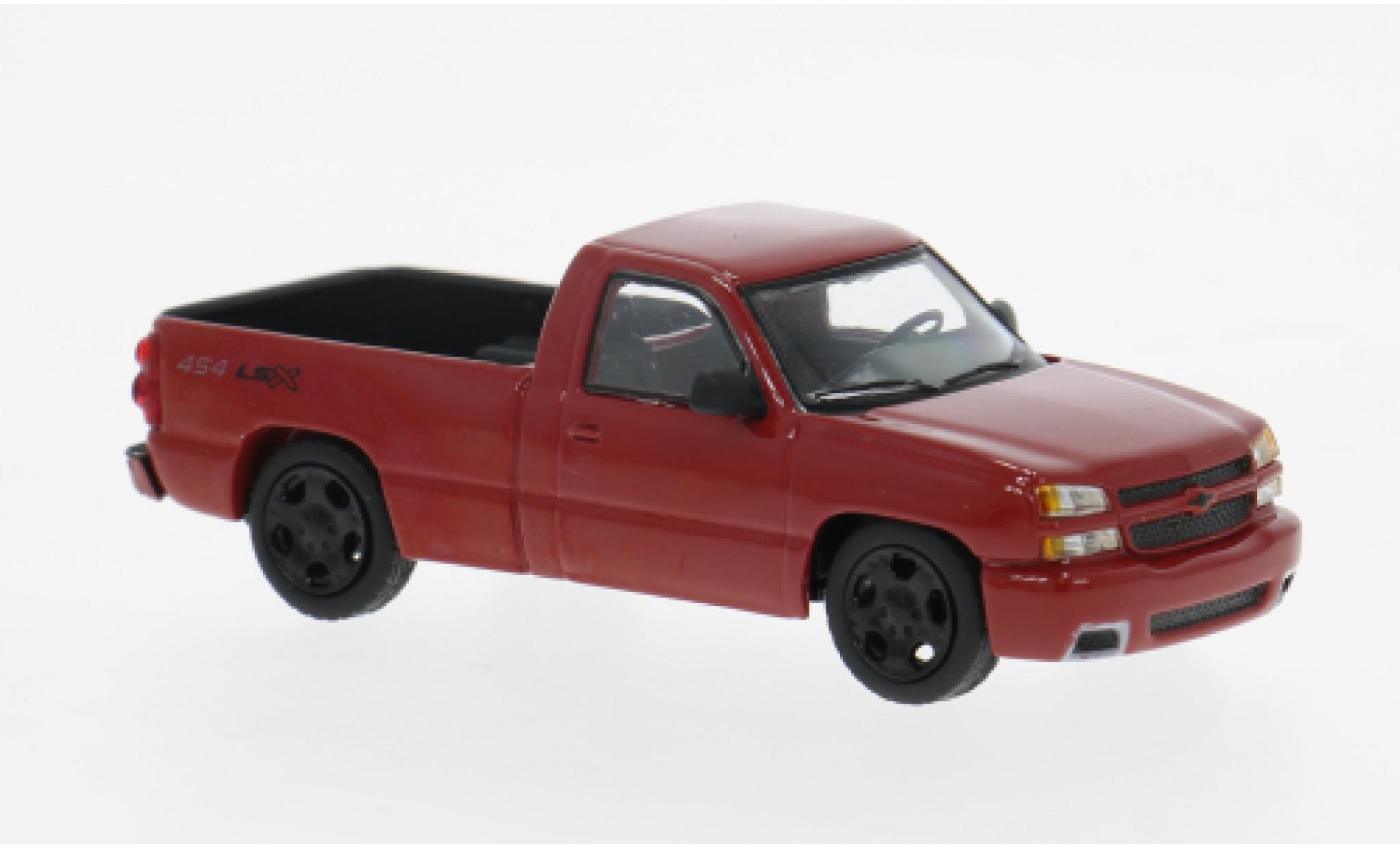 Chevrolet Silverado 1/64 Para64 Single Cab rot 2006 1:64 modellino in miniatura