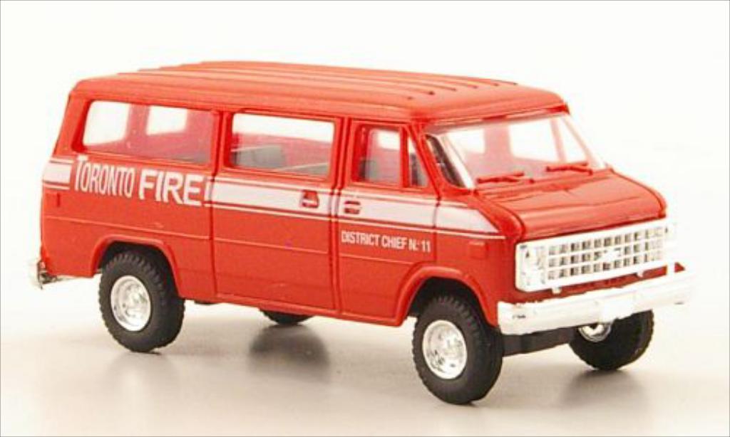 Chevrolet Van 1/87 Trident Toronto Fire Service modellino in miniatura