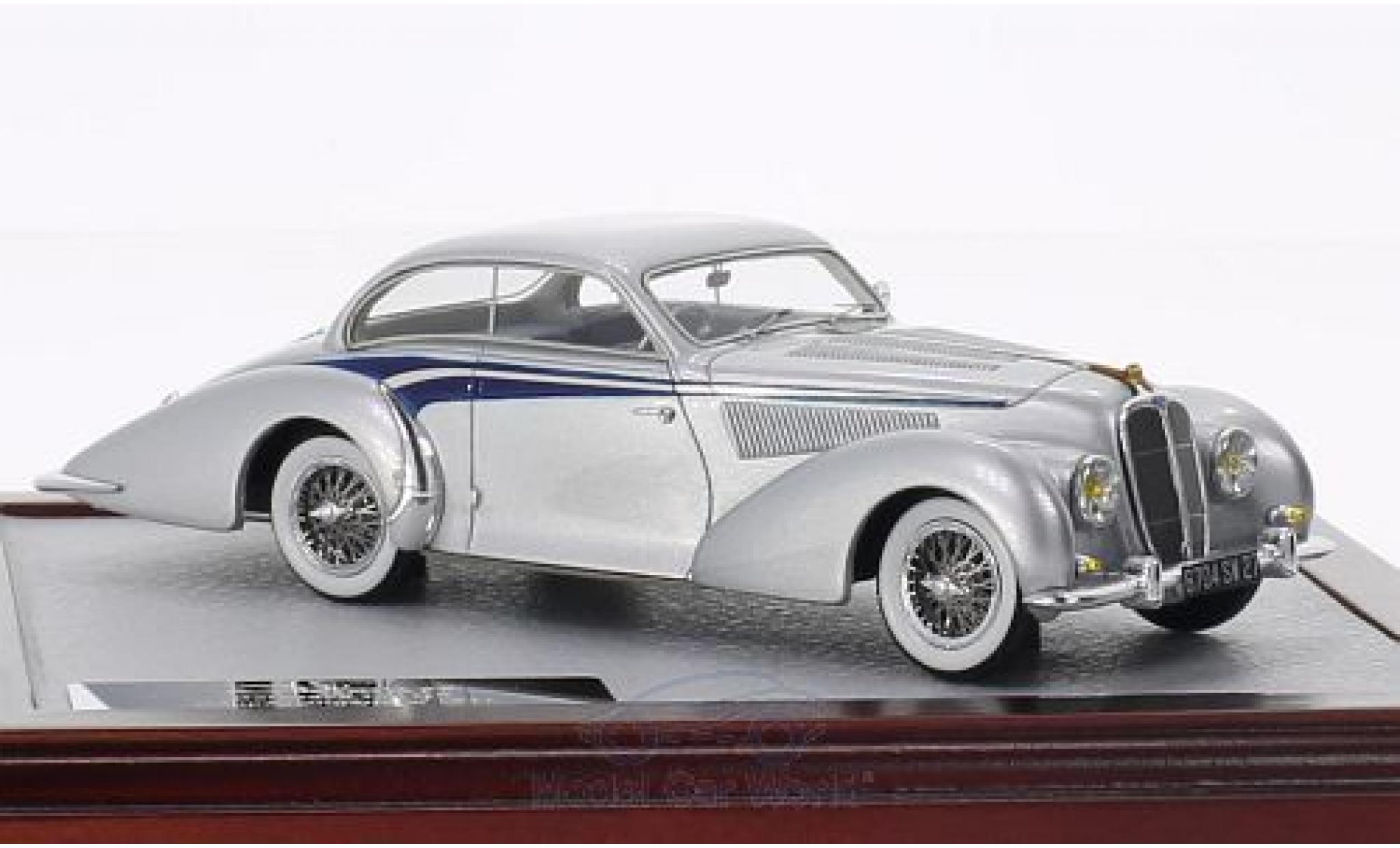 Delahaye 135 1/43 Chromes MS Coupé Langenthal grigio/blu 1947 sn800490 modellino in miniatura
