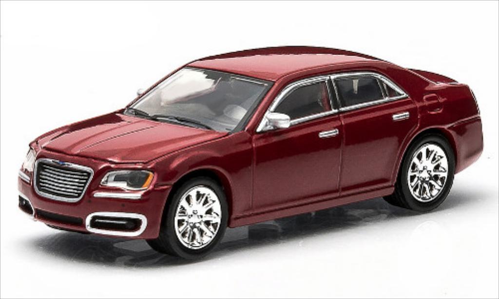 Chrysler 300C 1/64 Greenlight metallico rosso 2013 modellino in miniatura
