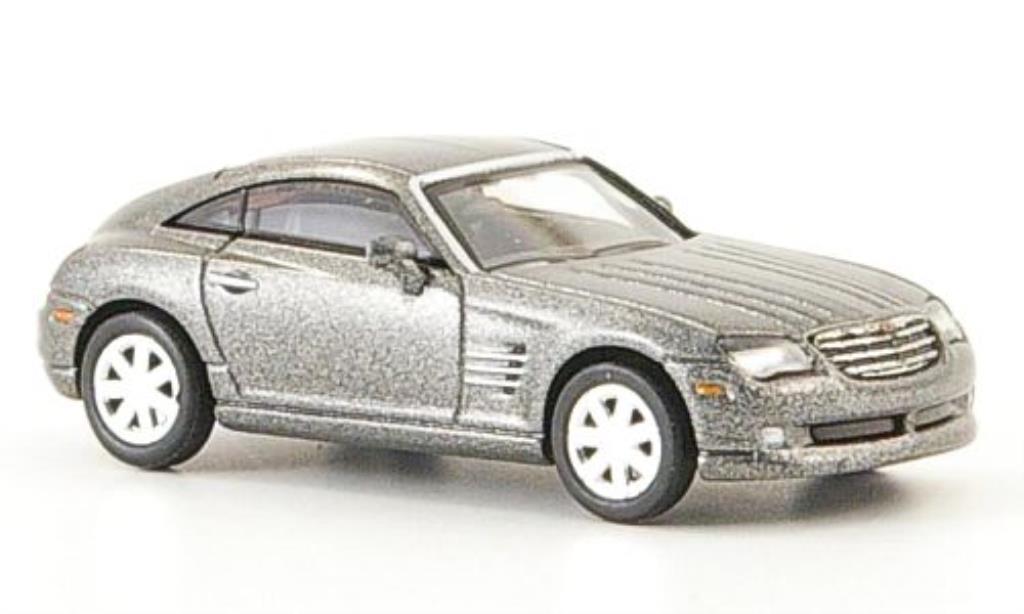 Chrysler Crossfire 1/87 Ricko Coupe grigio 2006 modellino in miniatura