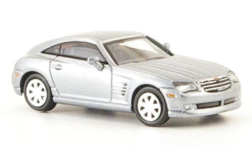 Chrysler Crossfire 1/87 Ricko Coupe grigio modellino in miniatura