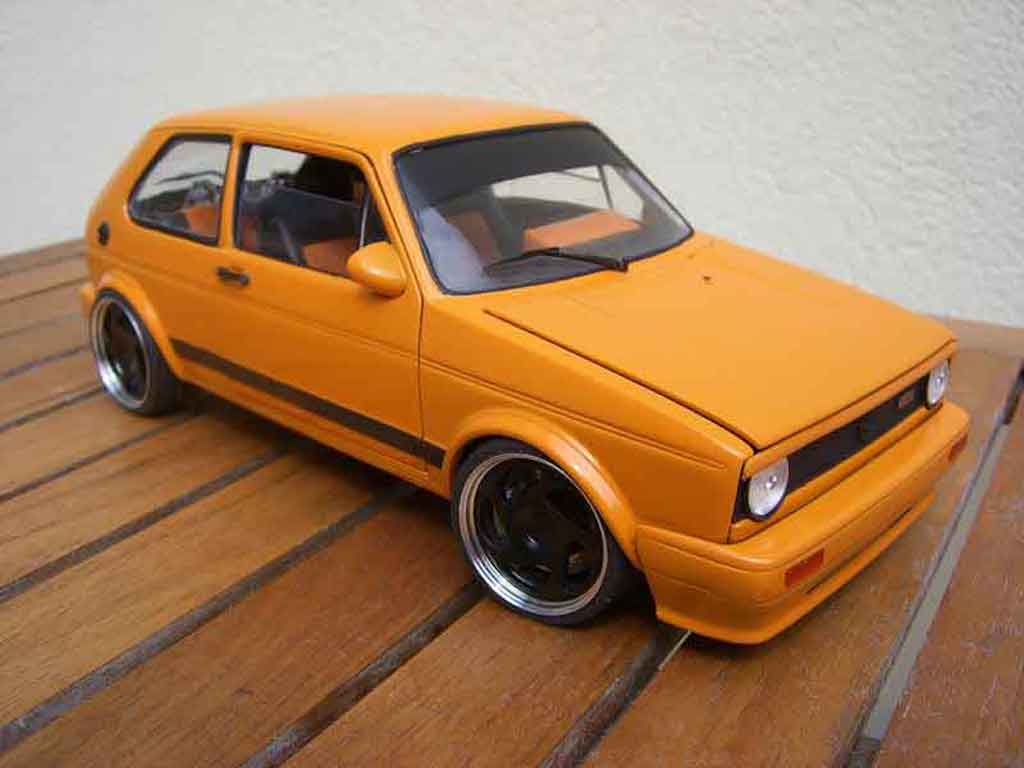 Volkswagen Golf 1 GTI 1/18 Solido kit 1 GTI carrosserie rieger modellino in miniatura