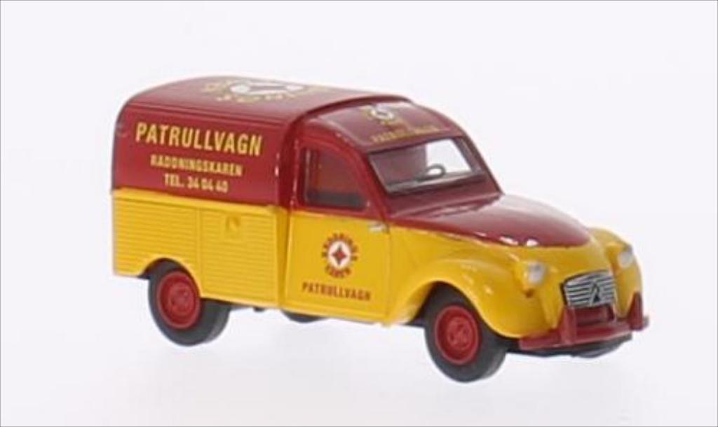 Citroen 2CV 1/87 Brekina AZU Patrullvagn (S) modellino in miniatura
