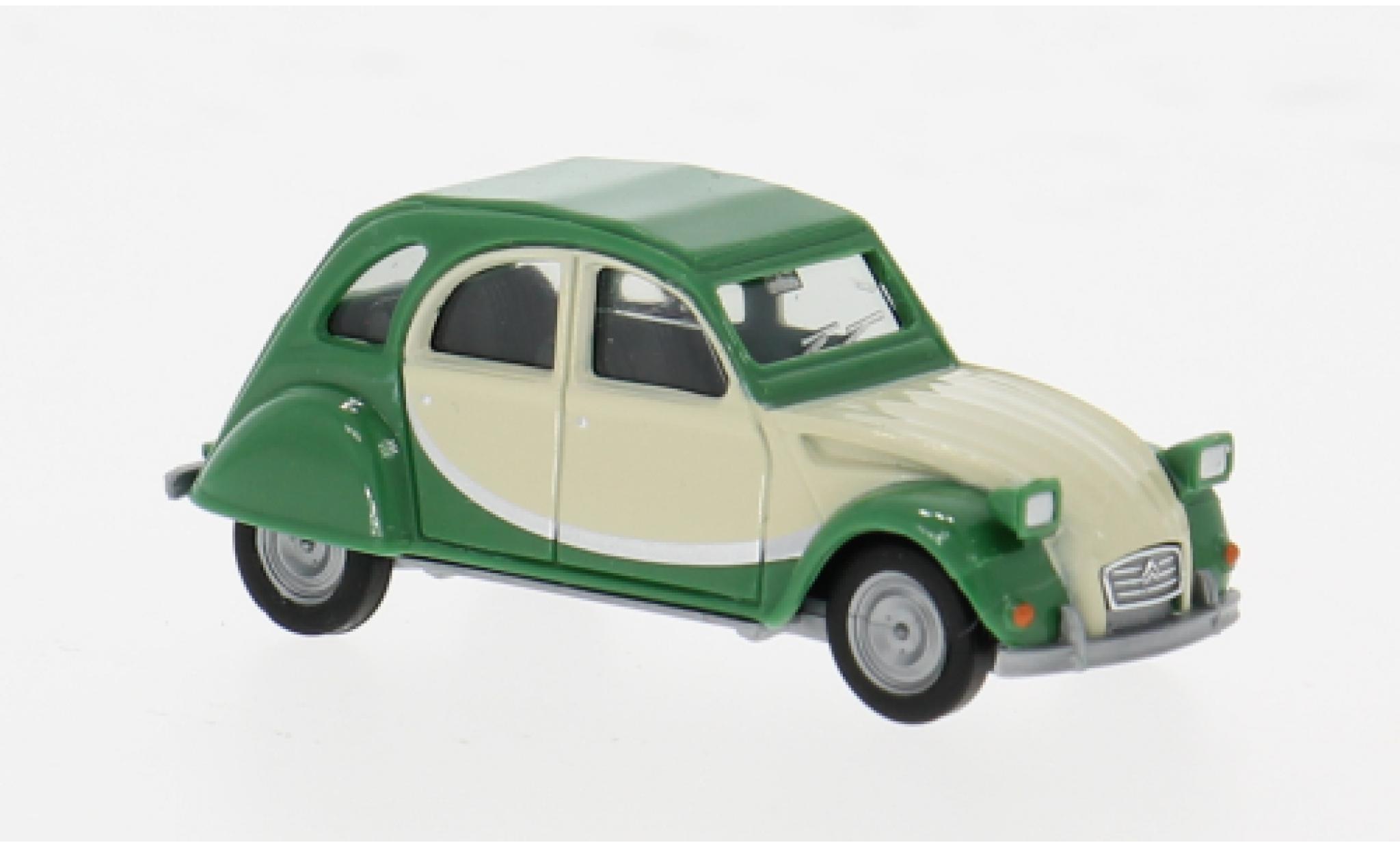 Citroen 2CV 1/87 Herpa Charleston grün 1:87 modellino in miniatura