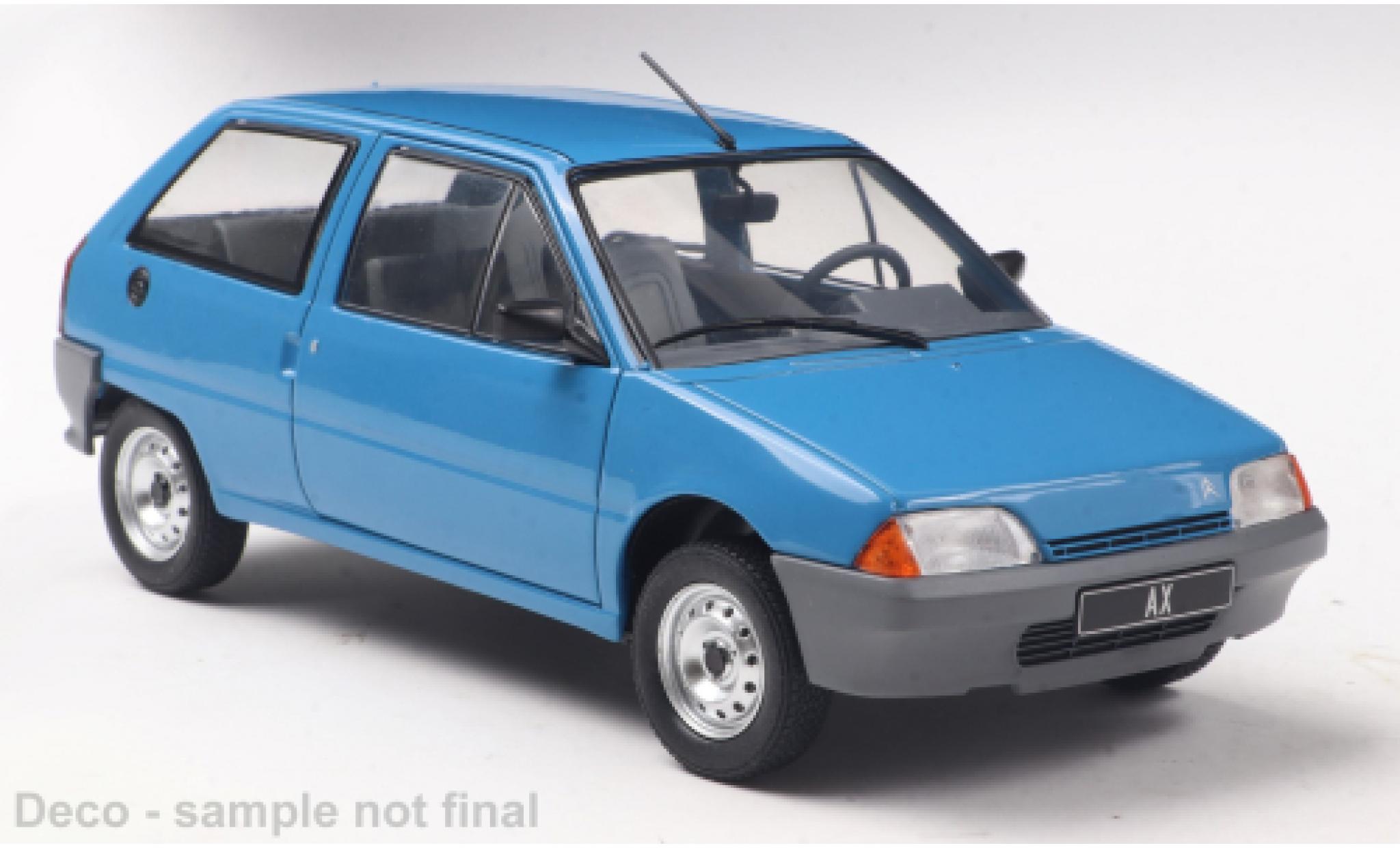 Citroen AX 1/24 WhiteBox blau 1:24 modellino in miniatura