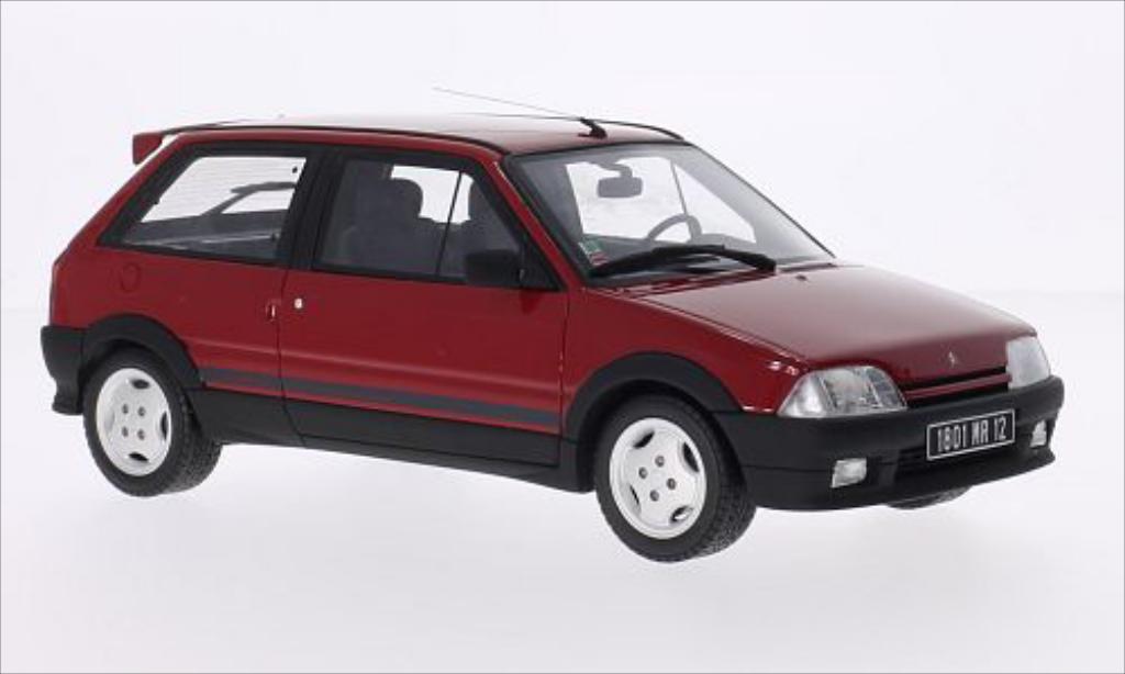 Citroen AX 1/18 Ottomobile GTi rosso 1991 modellino in miniatura