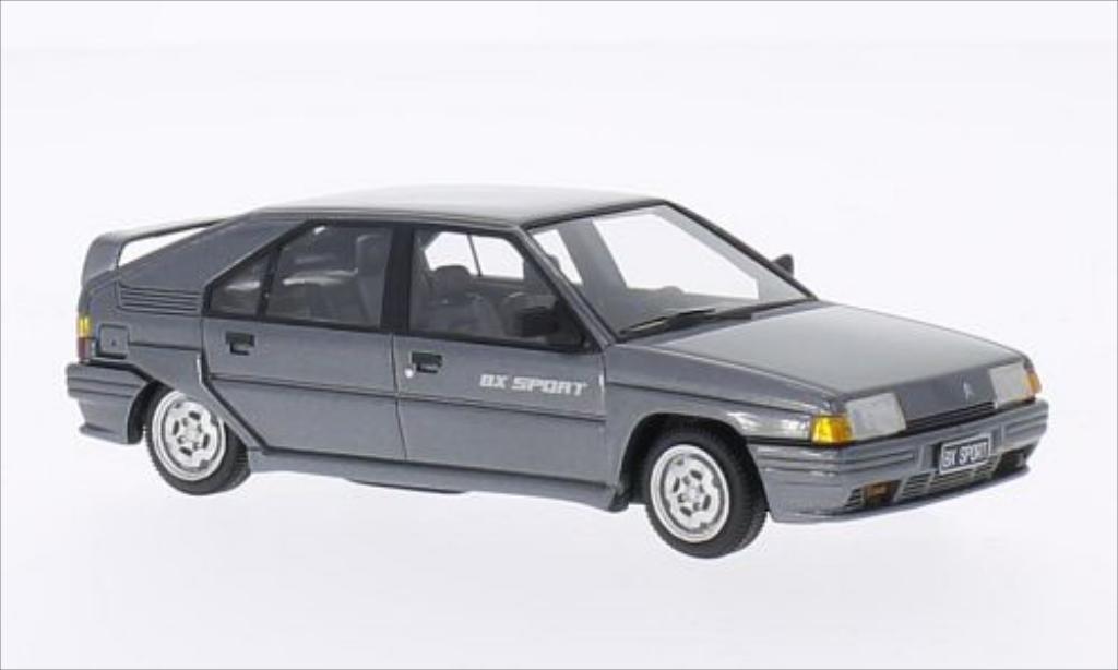 Citroen BX 1/43 Kess Sport metallico grigio 1985 modellino in miniatura