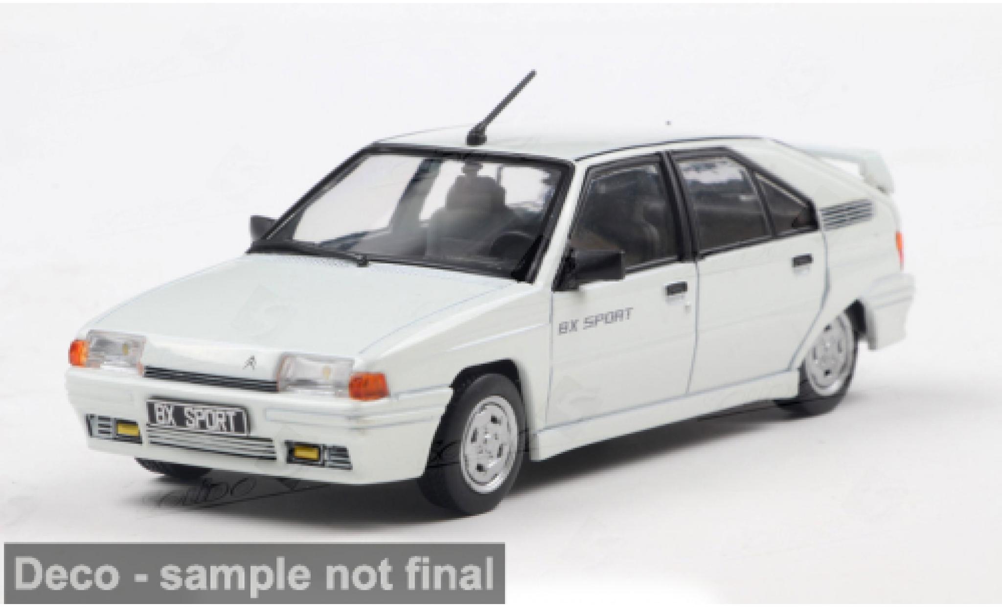 Citroen BX 1/43 Solido Sport weiss 1985 1:43 modellino in miniatura