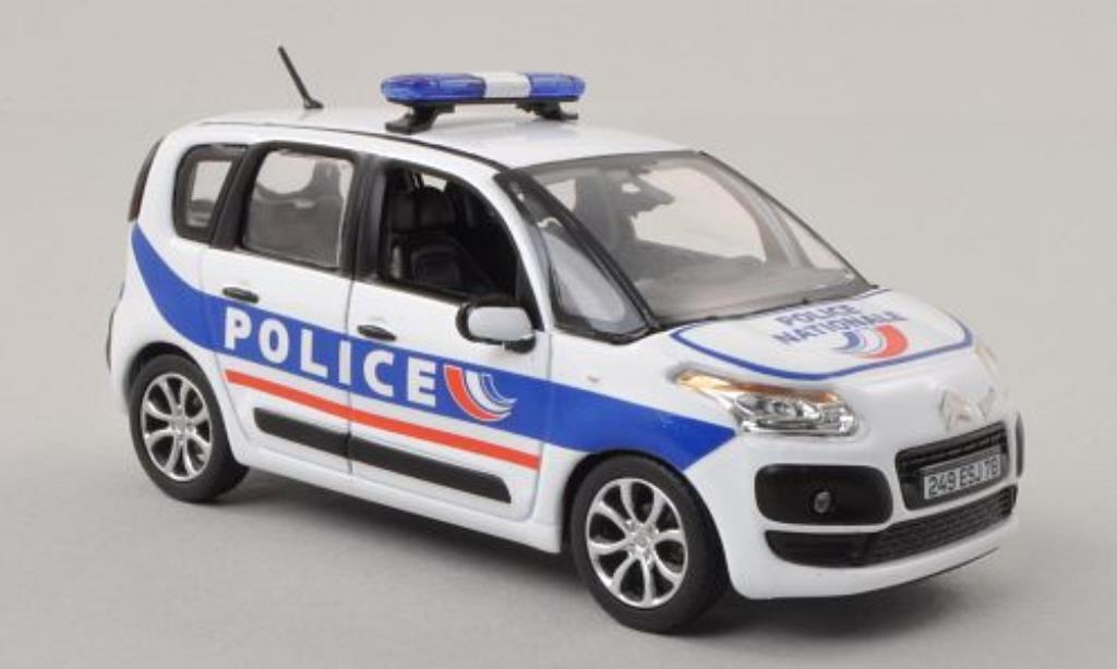 Citroen C3 1/43 Norev Picasso Police Nationale Polizei (F) 2011 modellino in miniatura