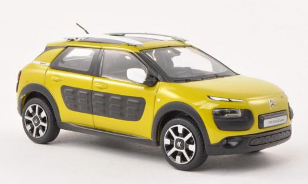 Citroen C4 1/43 Norev Cactus giallo-grun/matt-nero 2014 modellino in miniatura