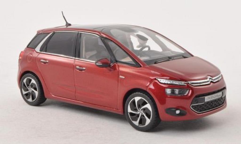Citroen C4 Picasso 1/43 Norev Picasso rosso 2013 modellino in miniatura