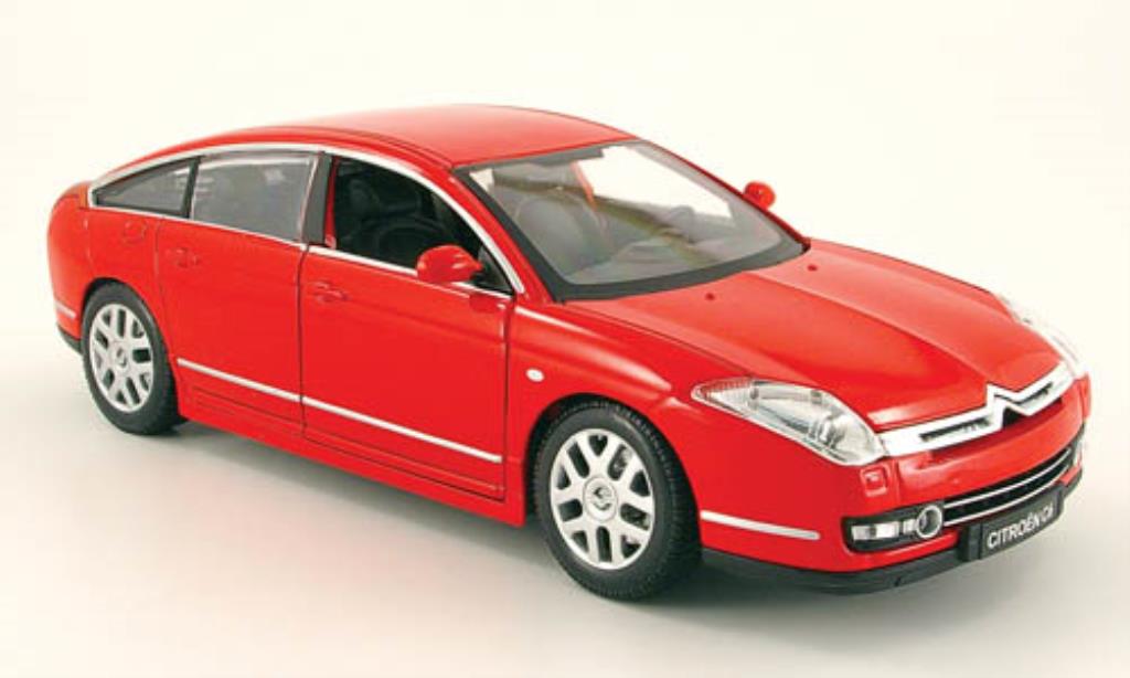 Citroen C6 1/20 Burago rosso (1:20) modellino in miniatura