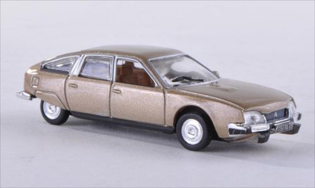 Citroen CX 1/87 Norev 2000 metallico beige 1975 modellino in miniatura