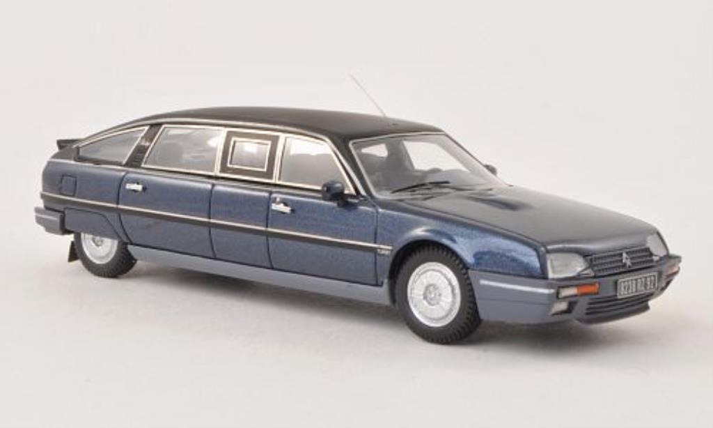 Citroen CX 1/43 Matrix Tissier Limousine DDR blu/matt-nero 1986 modellino in miniatura