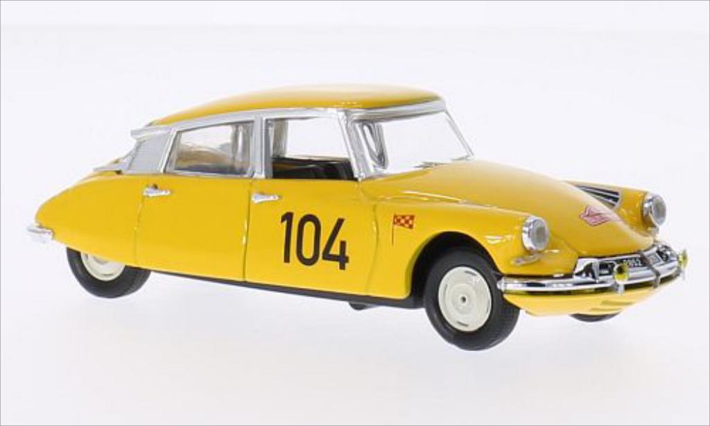 Citroen DS 19 1/43 Rio 19 No.104 Rallye Monte-Carlo 1962 /Courbe modellino in miniatura