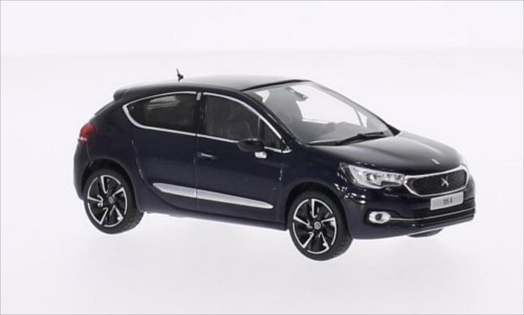 DS Automobiles DS4 1/43 Norev metallico blu 2015 modellino in miniatura