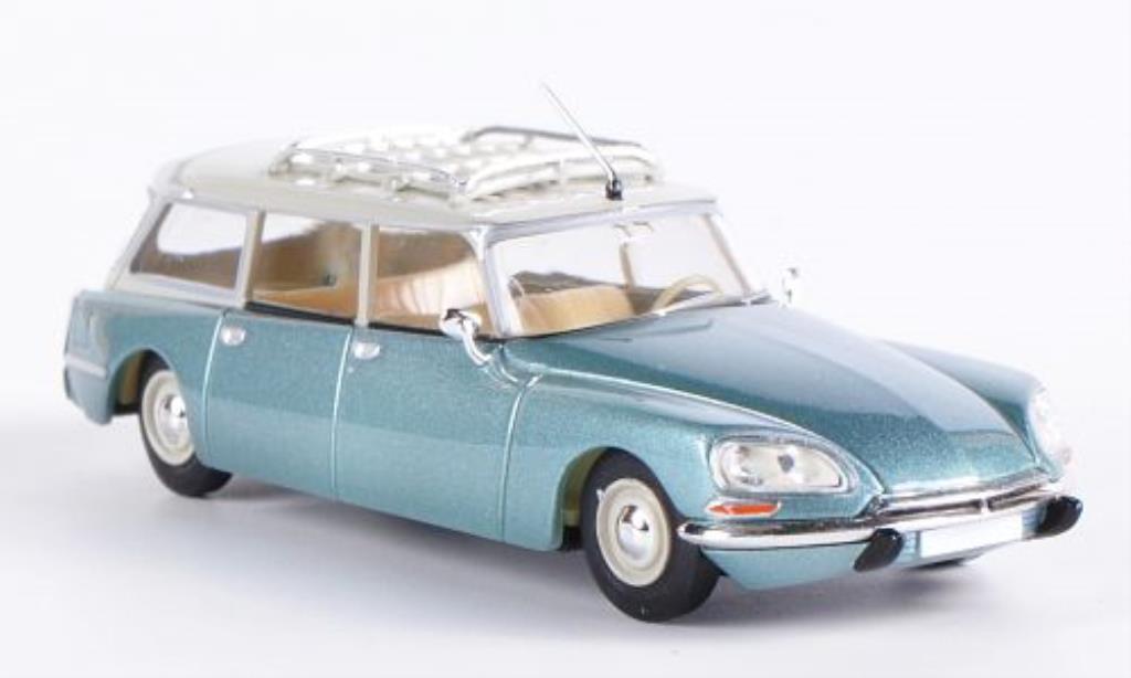 Citroen DS 1/87 Brekina Break grigio-grun/beige modellino in miniatura