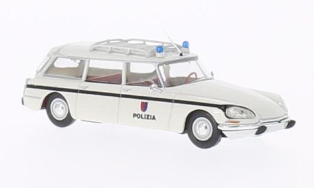 Citroen DS 1/87 Brekina Break Polizia Polizei (CH) modellino in miniatura