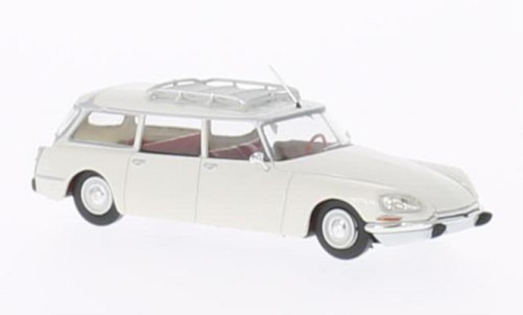 Citroen DS 1/87 Brekina Break bianco modellino in miniatura