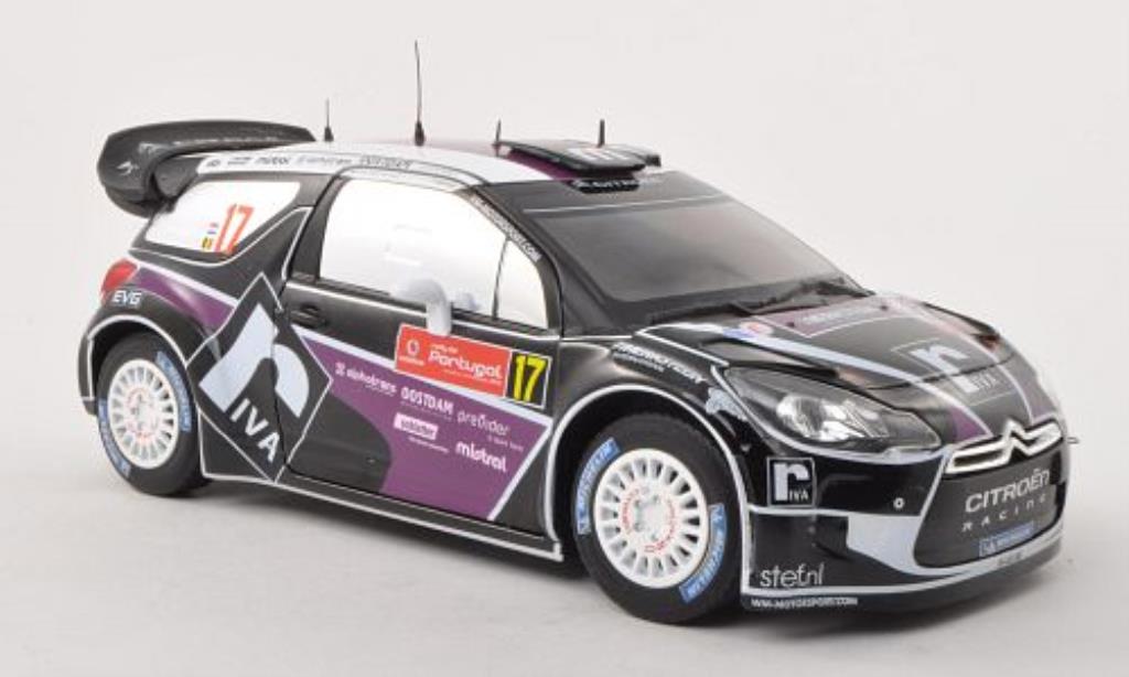 DS Automobiles DS3 1/18 Norev WRC No.17 Riva Rally Portugal 2012 modellino in miniatura