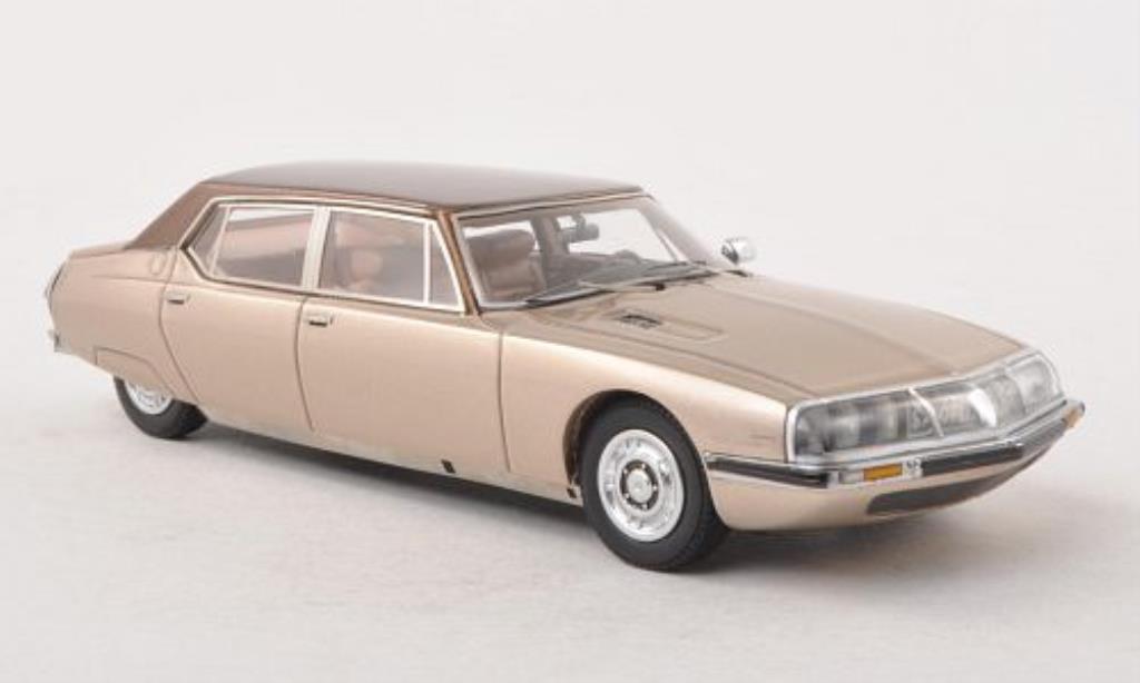 Citroen SM 1/43 Matrix Le Opera Henri Chapron beige/marroneee modellino in miniatura