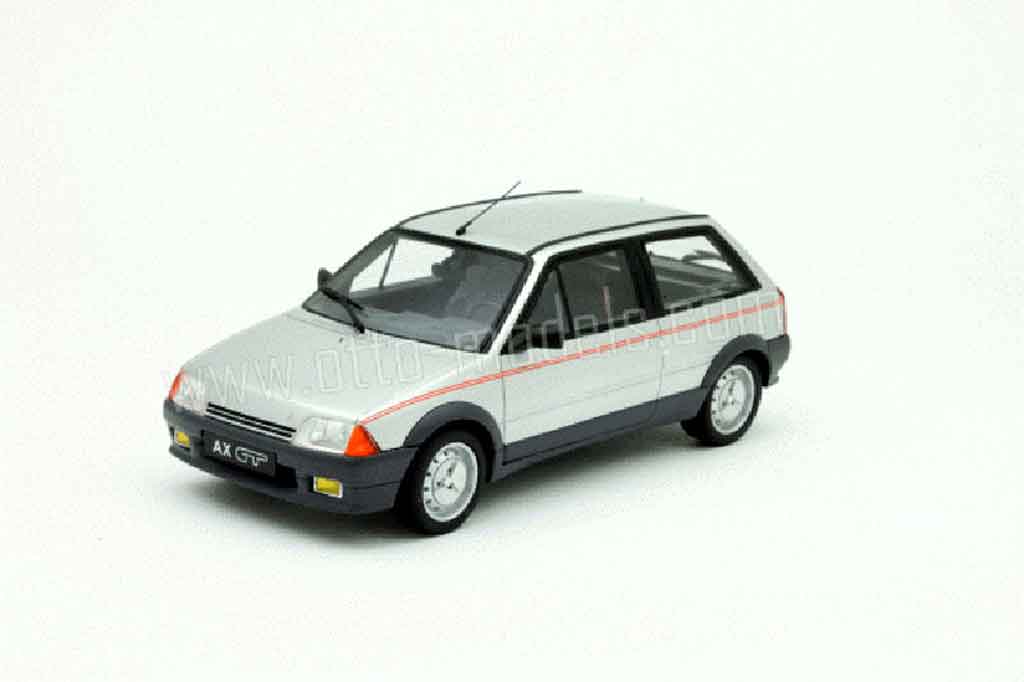 Citroen AX 1/18 Ottomobile gt grigio modellino in miniatura