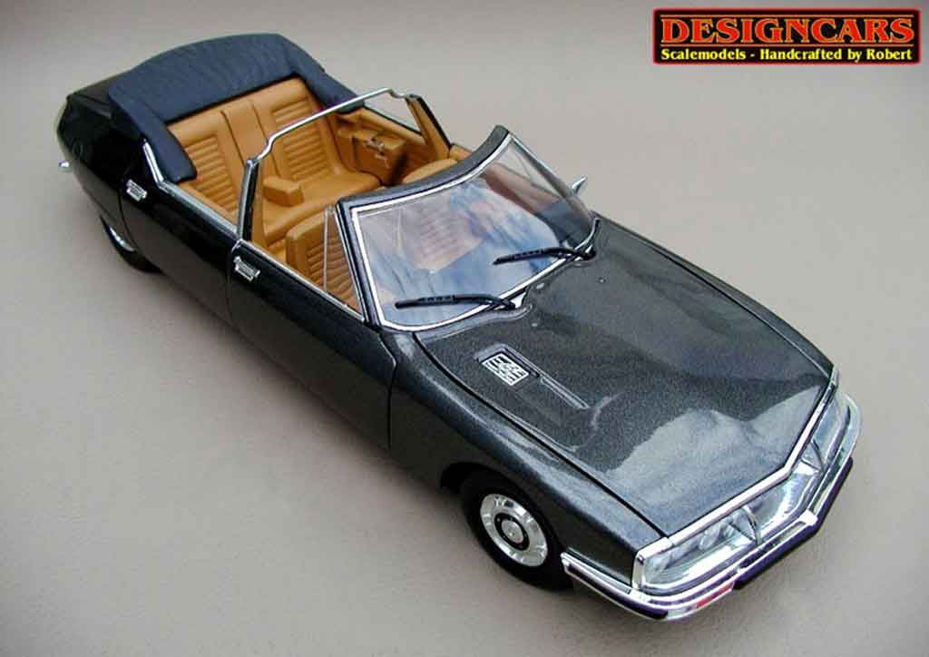 Citroen SM 1/18 Norev presidentielle tuning modellino in miniatura