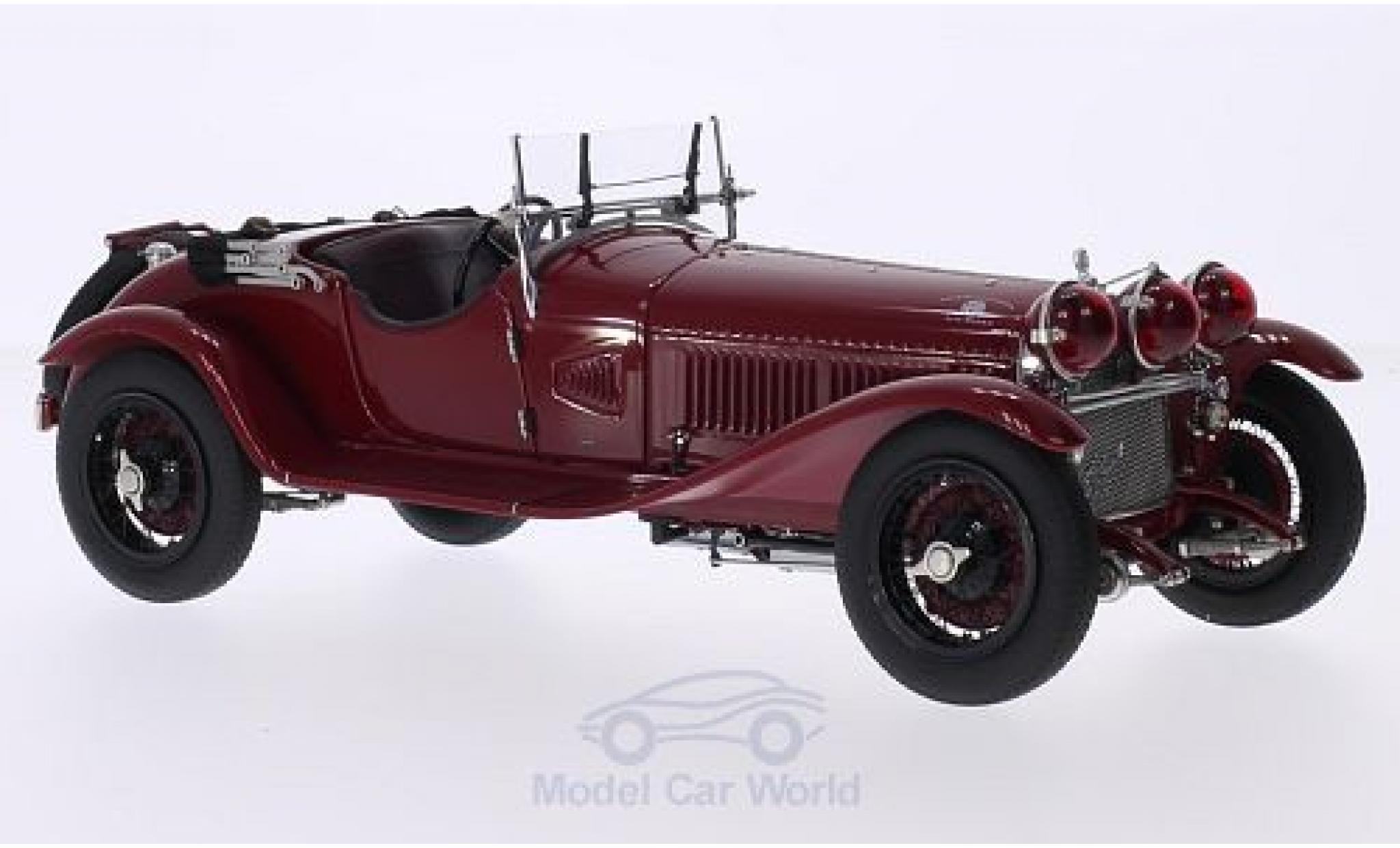 Alfa Romeo 6C 1/18 CMC 1750 Gran Sport rosso RHD 1930 modellino in miniatura