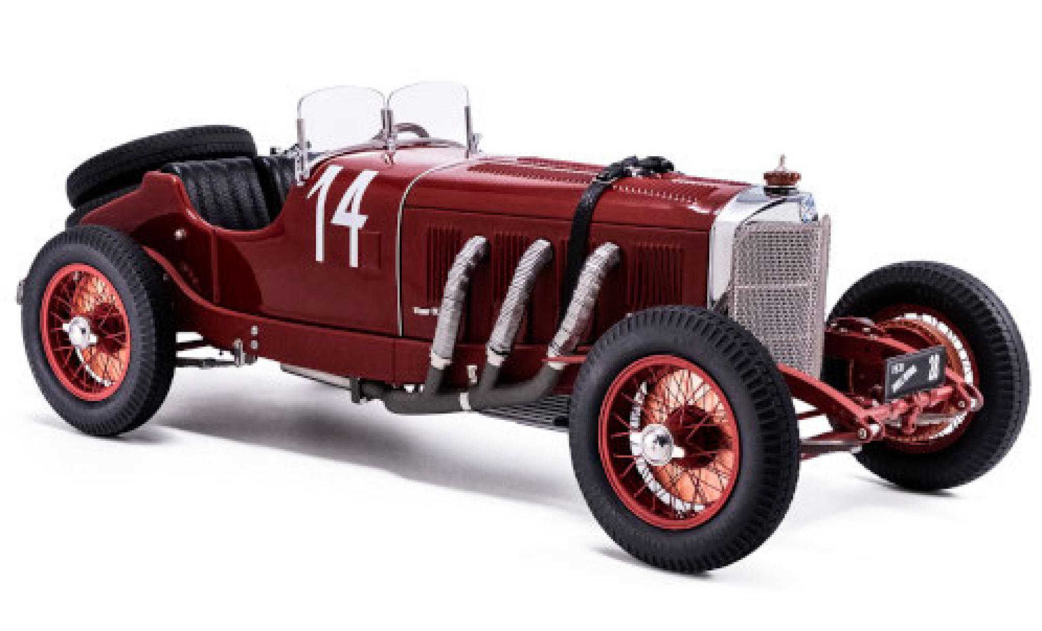 Mercedes SSK 1/18 CMC RHD No.14 Argentinien 1931 C.Zatuszek modellino in miniatura