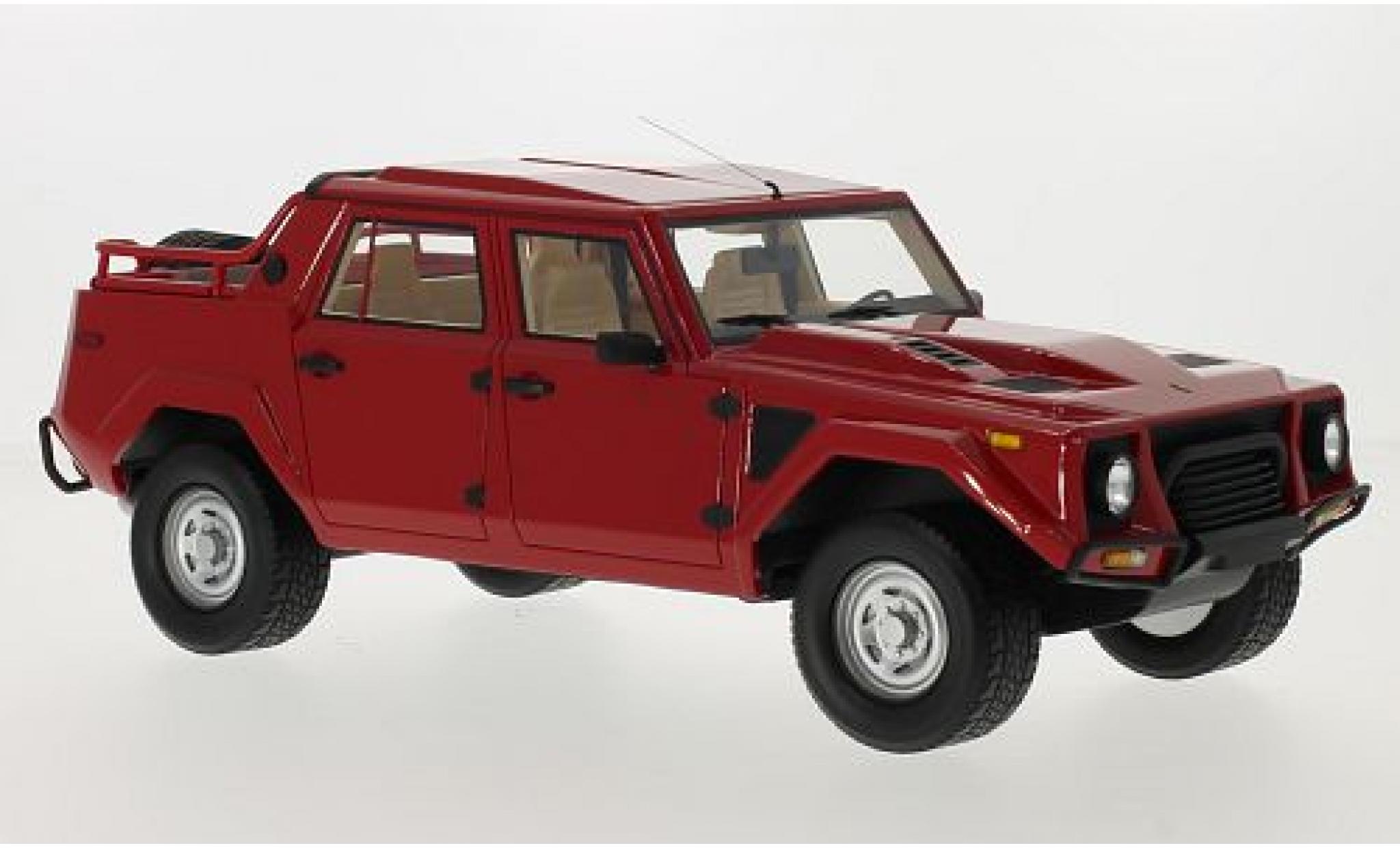 Lamborghini LM 1/18 CMF 002 rosso 1987 modellino in miniatura