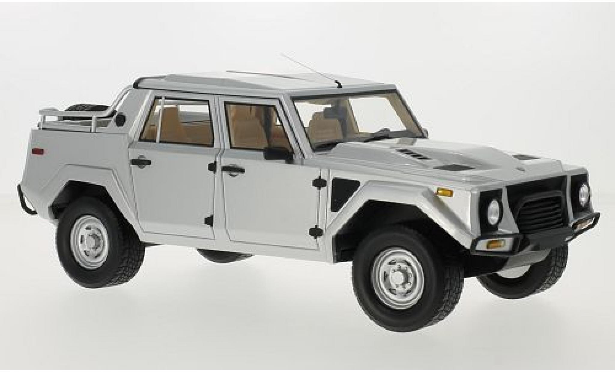 Lamborghini LM 1/18 CMF 002 grigio 1987 modellino in miniatura