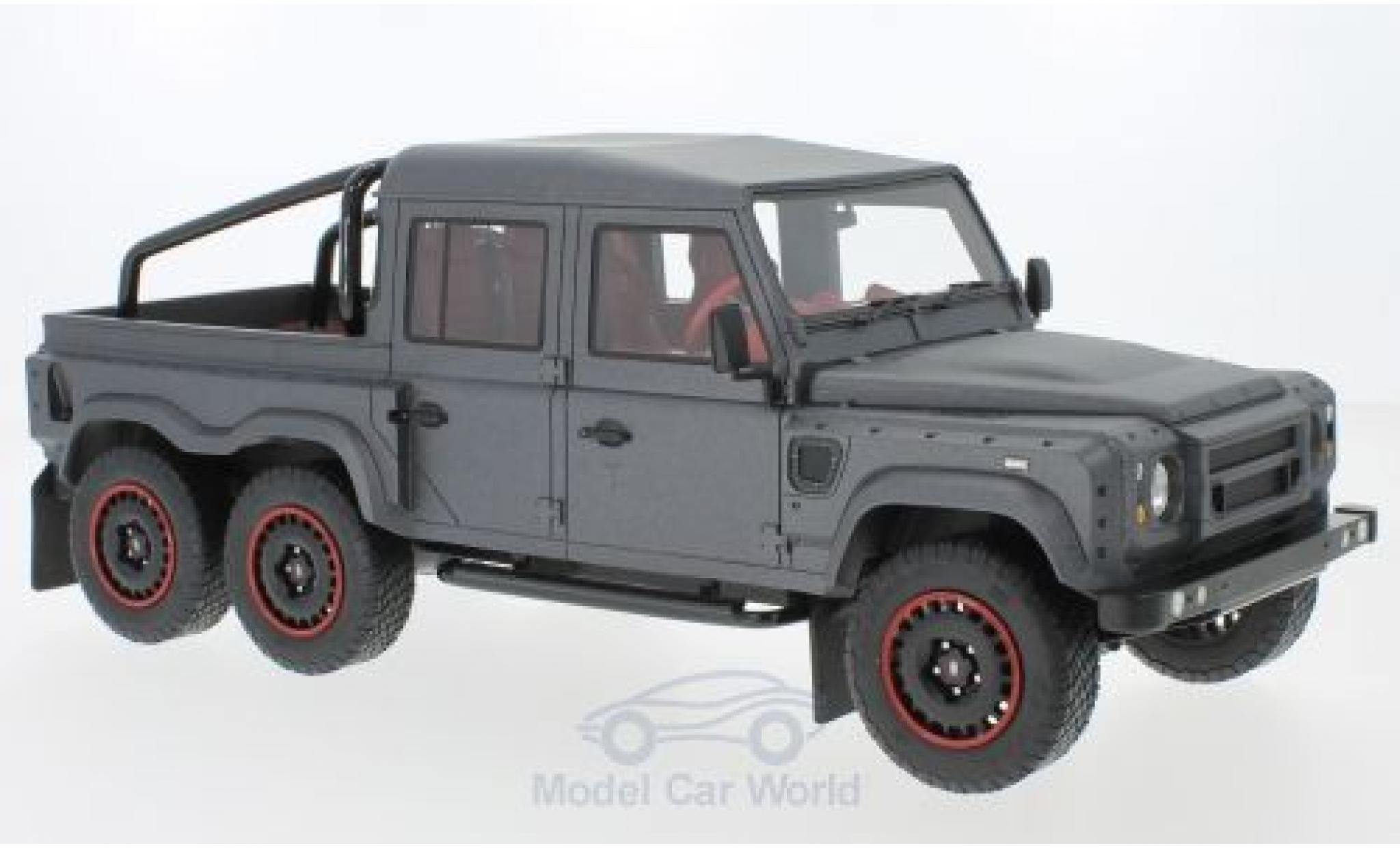 Land Rover Defender 1/18 CMF Flying Huntsman 6x6 matt-grigio RHD 2015 modellino in miniatura