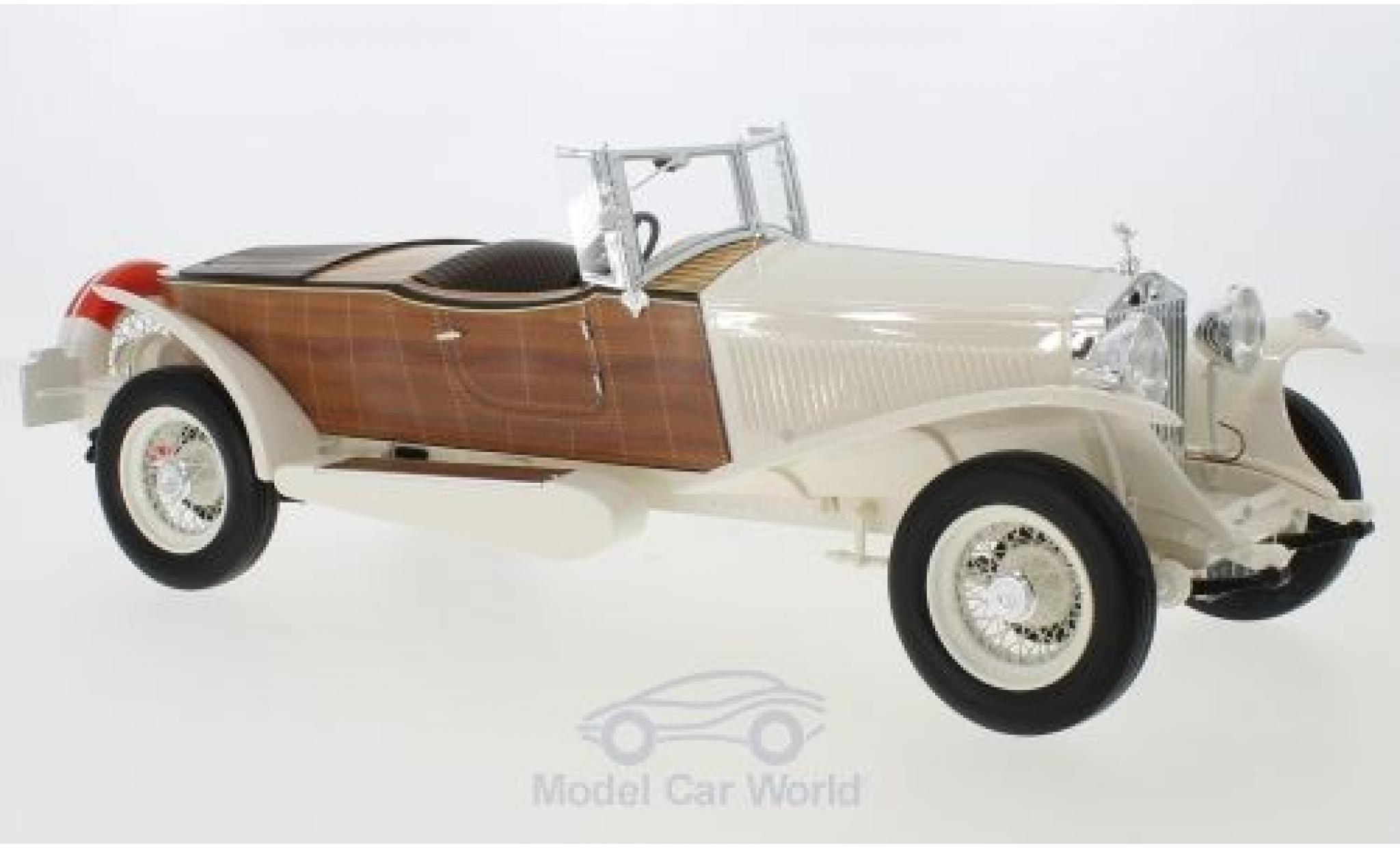 Rolls Royce Phantom 1/18 CMF II Boat Tail Tourer bianco/Holzoptik RHD 1932 modellino in miniatura