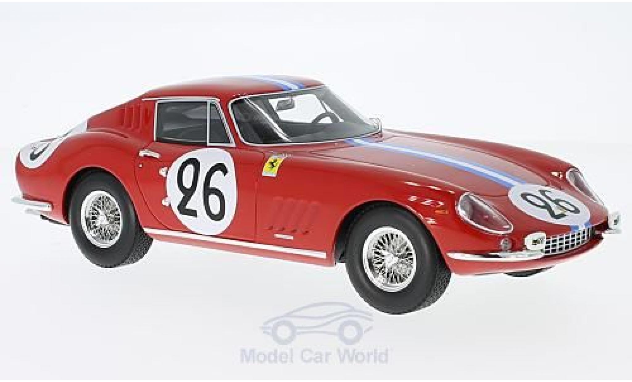 Ferrari 275 1966 1/18 CMR GTB No.26 24h Le Mans 1966 G.Biscaldi/M.de Bourbon-Parma modellino in miniatura