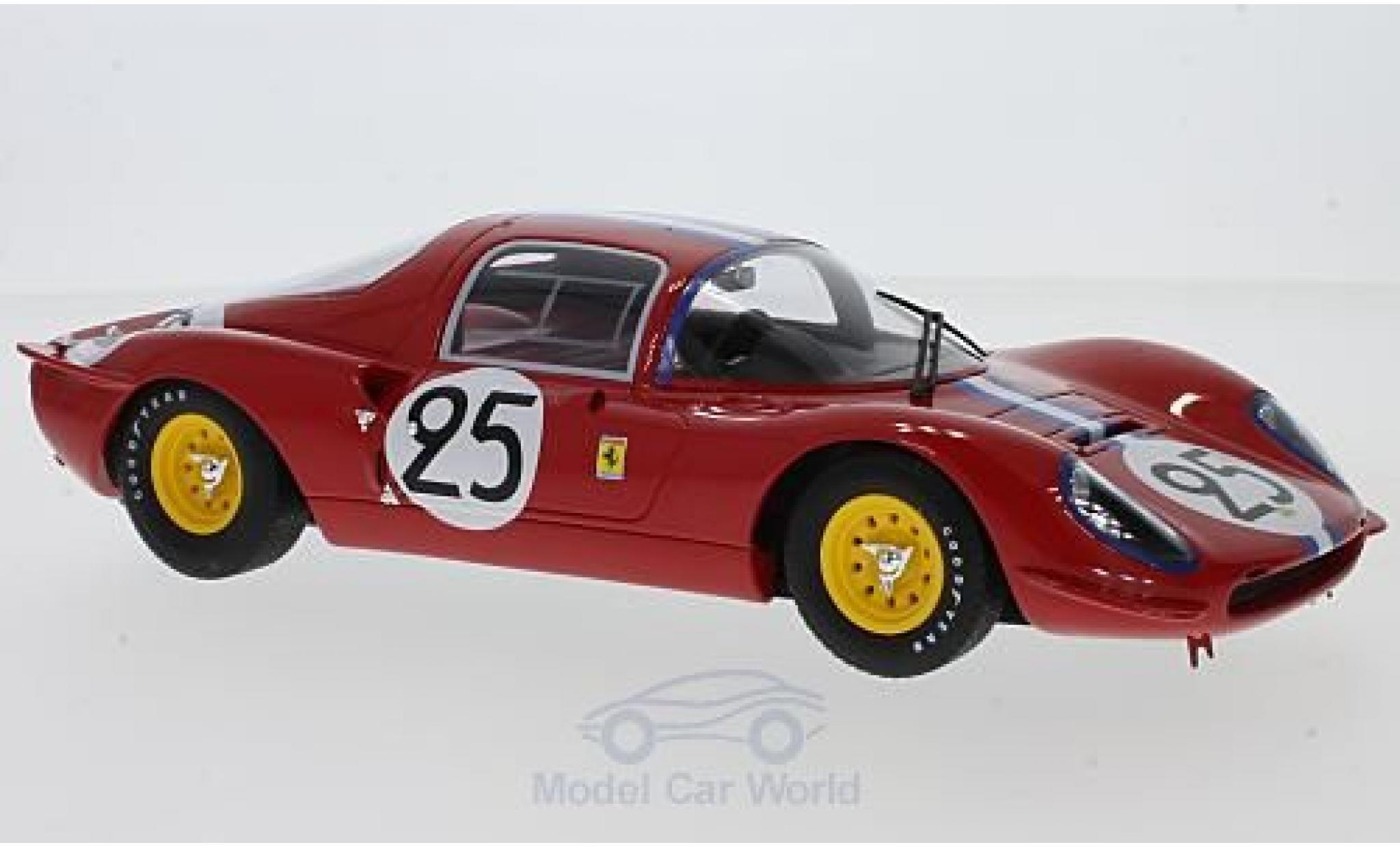 Ferrari Dino 1/18 CMR 206 S No.25 24h Le Mans 1966 N.Vaccarella/M.Casoni modellino in miniatura