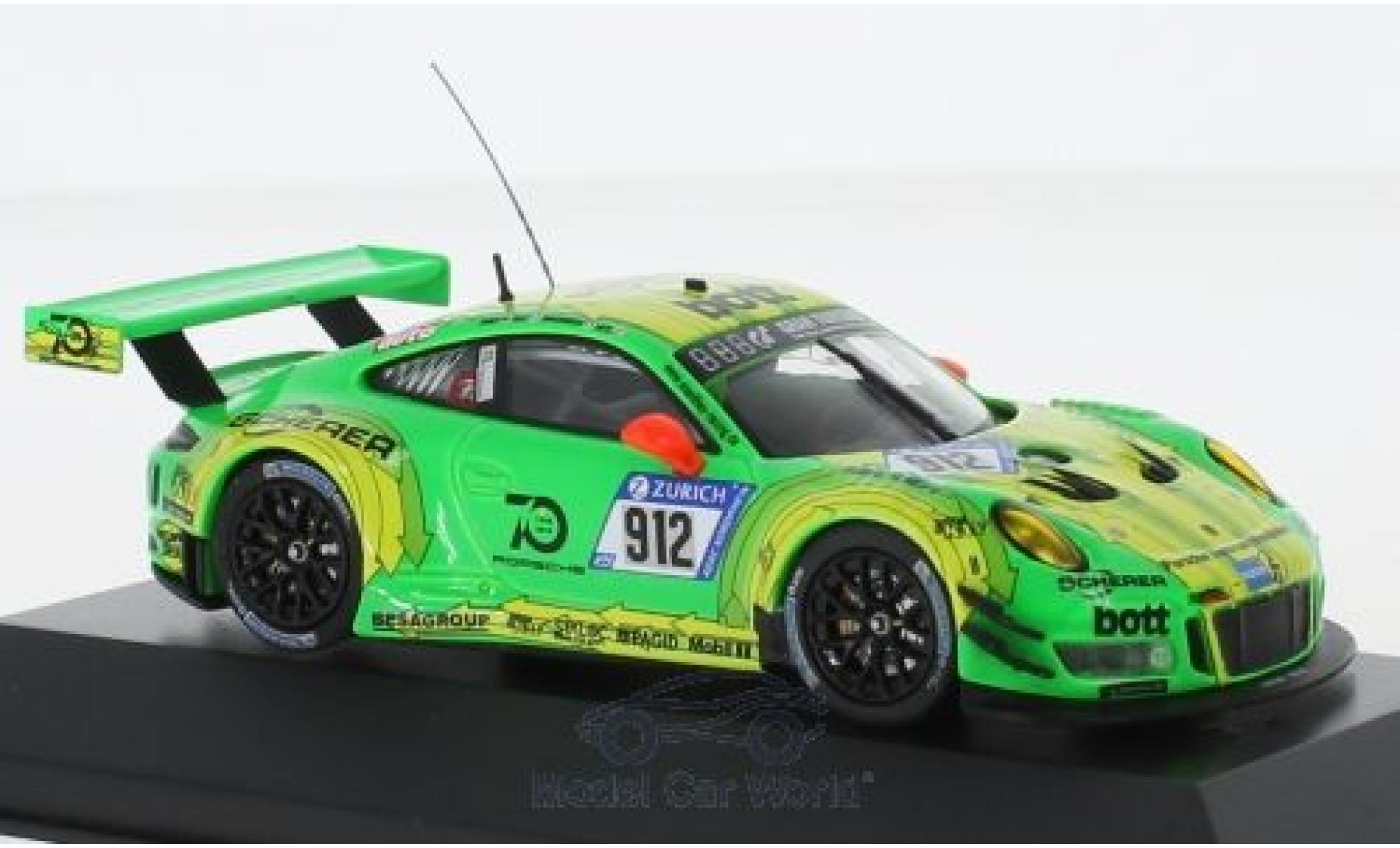 Porsche 991 GT3 R 1/43 CMR 911 () GT3 R No.912 Manthey 24h Nürburgring 2018 R.Lietz/P.Pilet/F.Makowiecki/N.Tandy modellino in miniatura