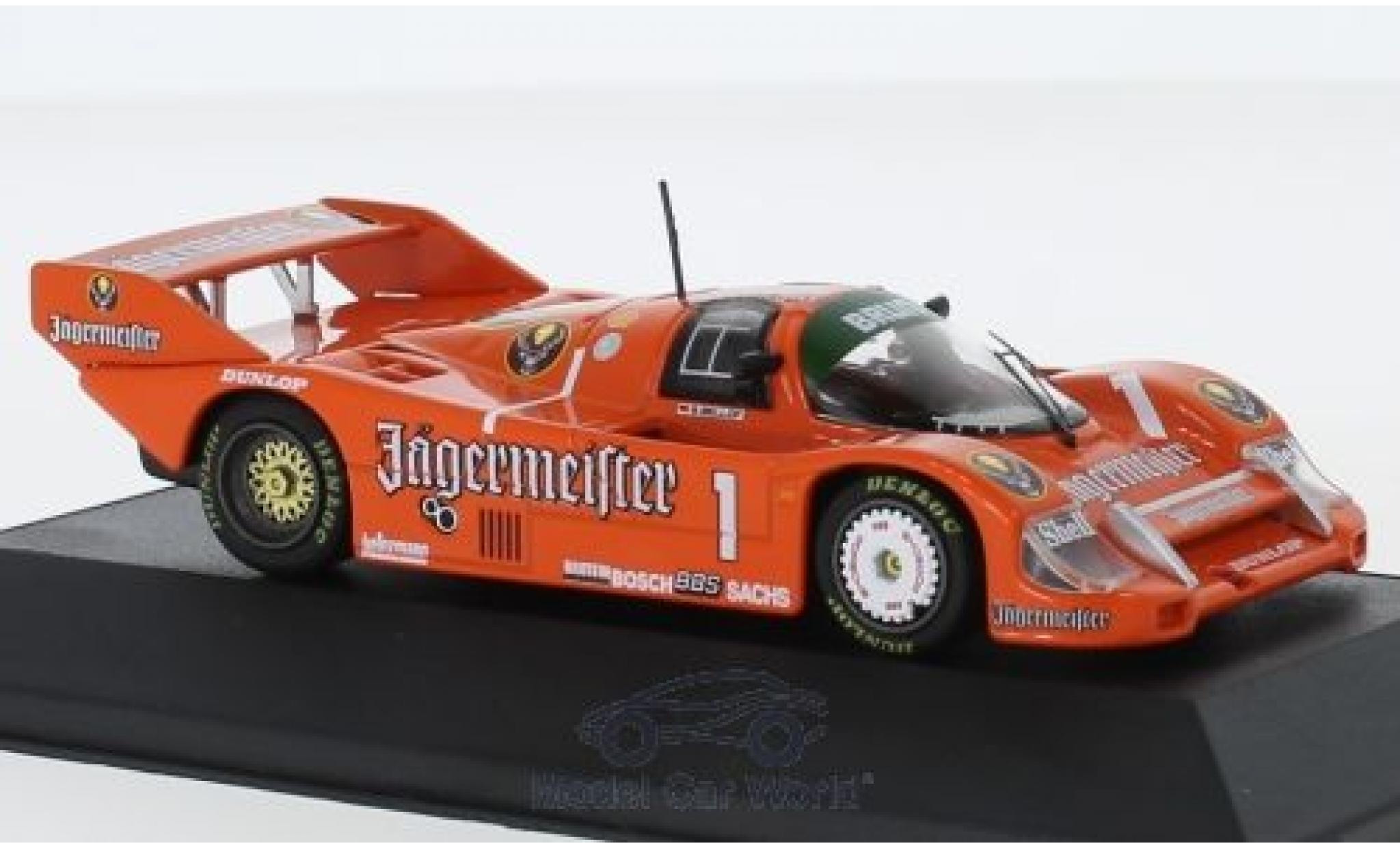 Porsche 956 1985 1/43 CMR B No.1 Jägermeister 200 Meilen Norisring 1985 S.Bellof modellino in miniatura