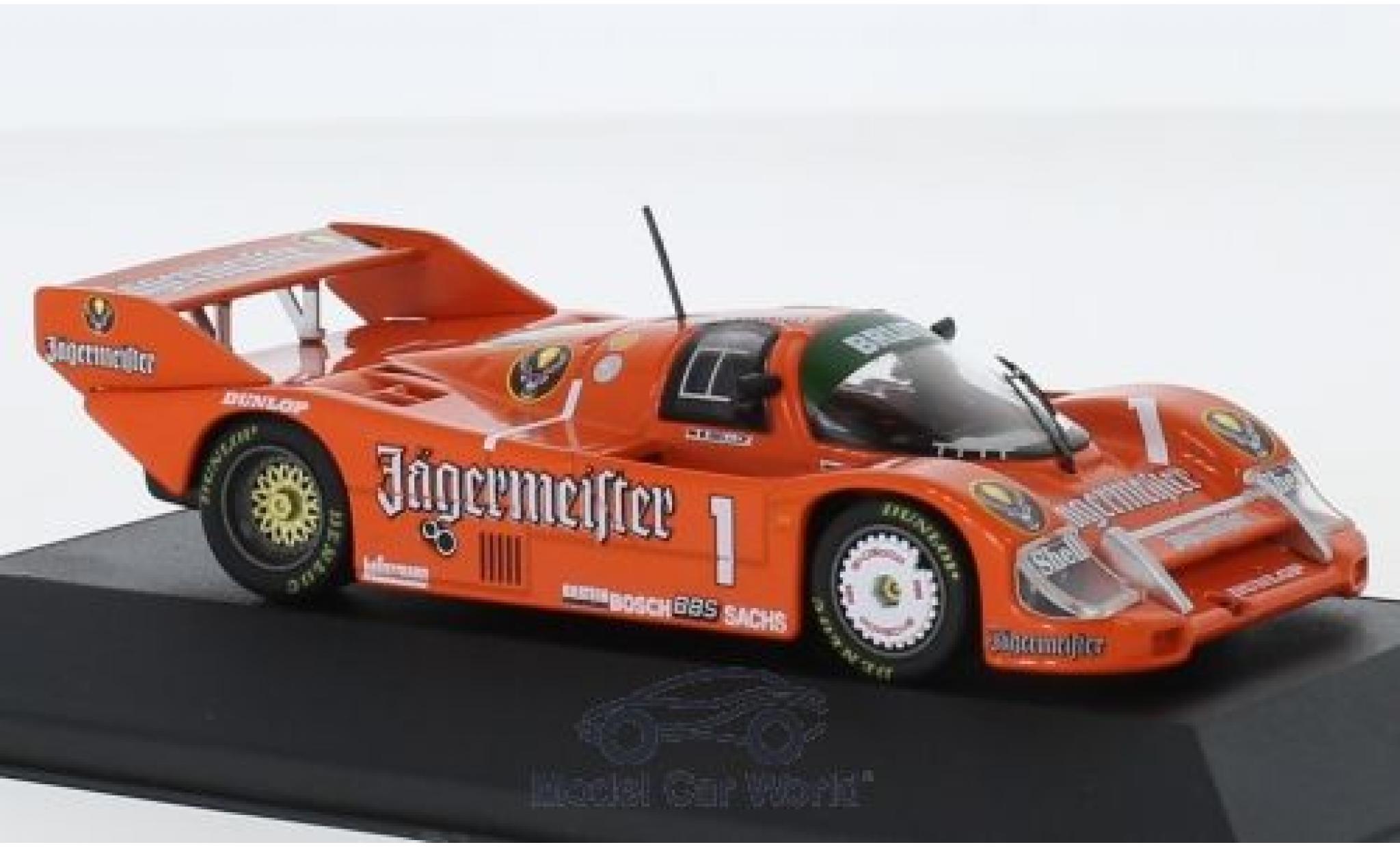 Porsche 956 1985 1/43 CMR B No.1 Jägermeister DRM 200 Meilen Norisring 1985 S.Bellof modellino in miniatura