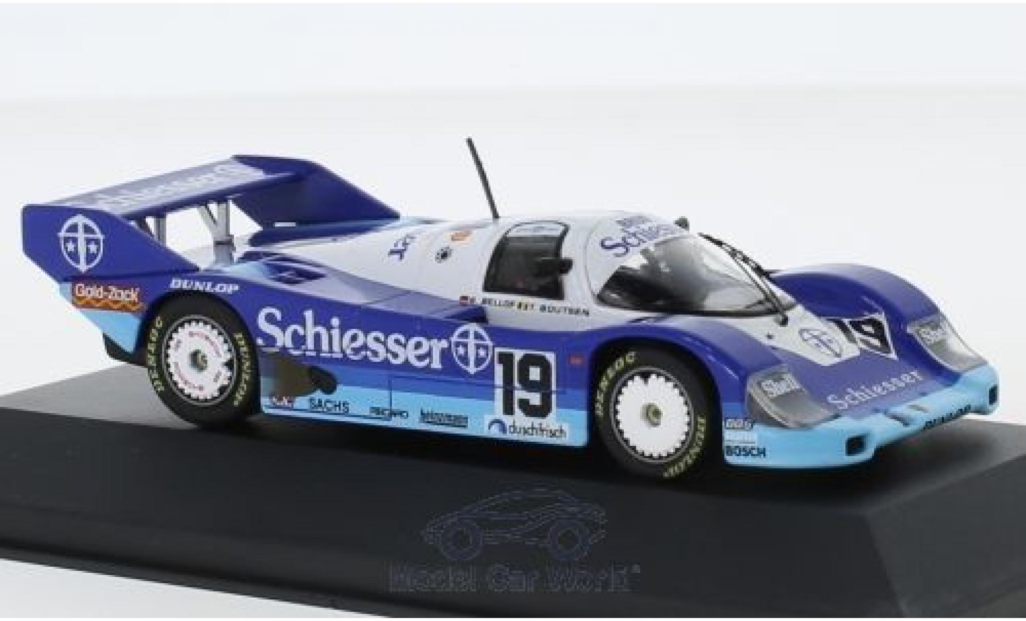 Porsche 956 1985 1/43 CMR B No.19 Brun Schiesser 1000 Km Hockenheim 1985 S.Bellof/T.Boutsen modellino in miniatura