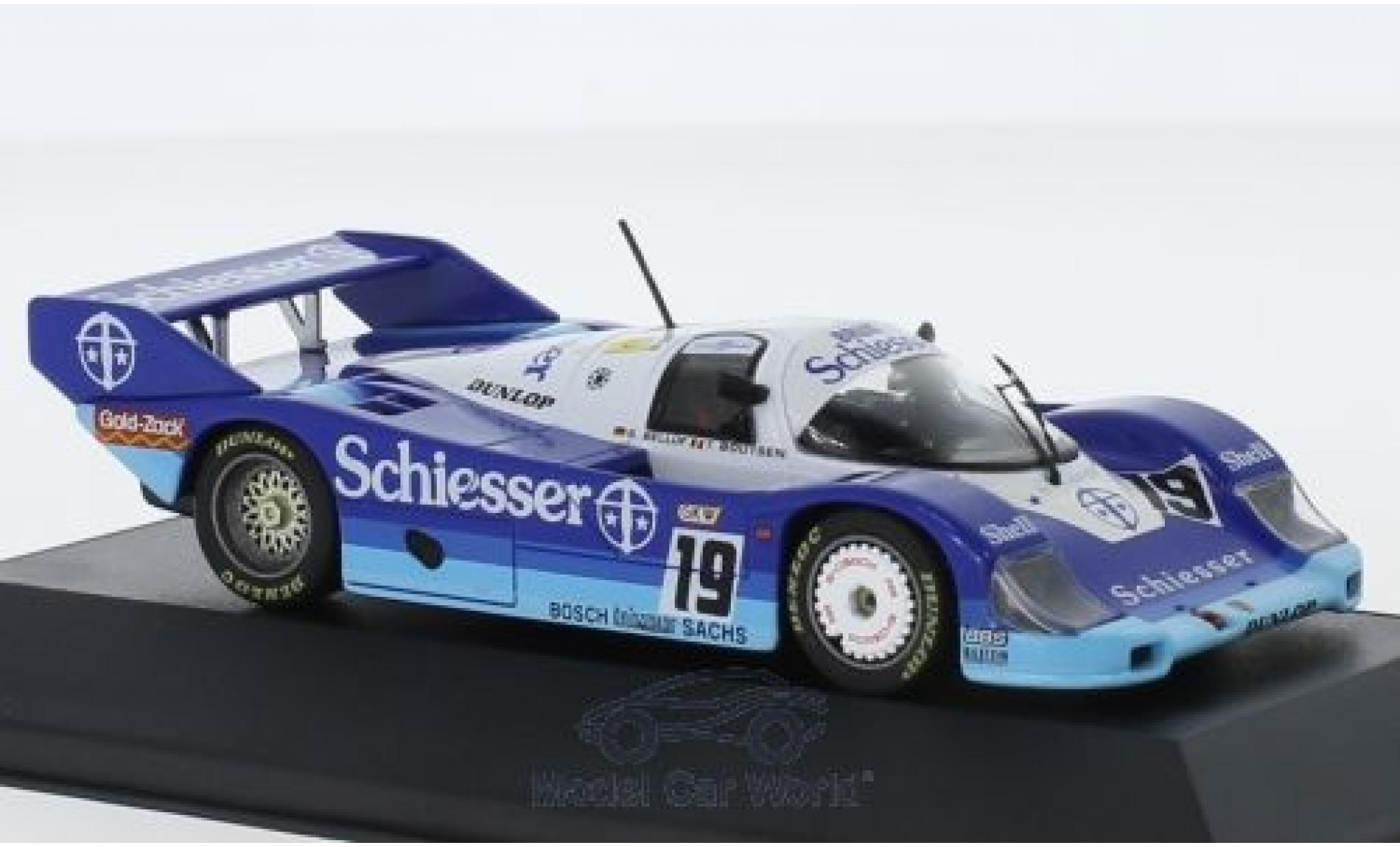 Porsche 956 1985 1/43 CMR B No.19 Brun Schiesser 1000 Km Spa 1985 S.Bellof/T.Boutsen modellino in miniatura