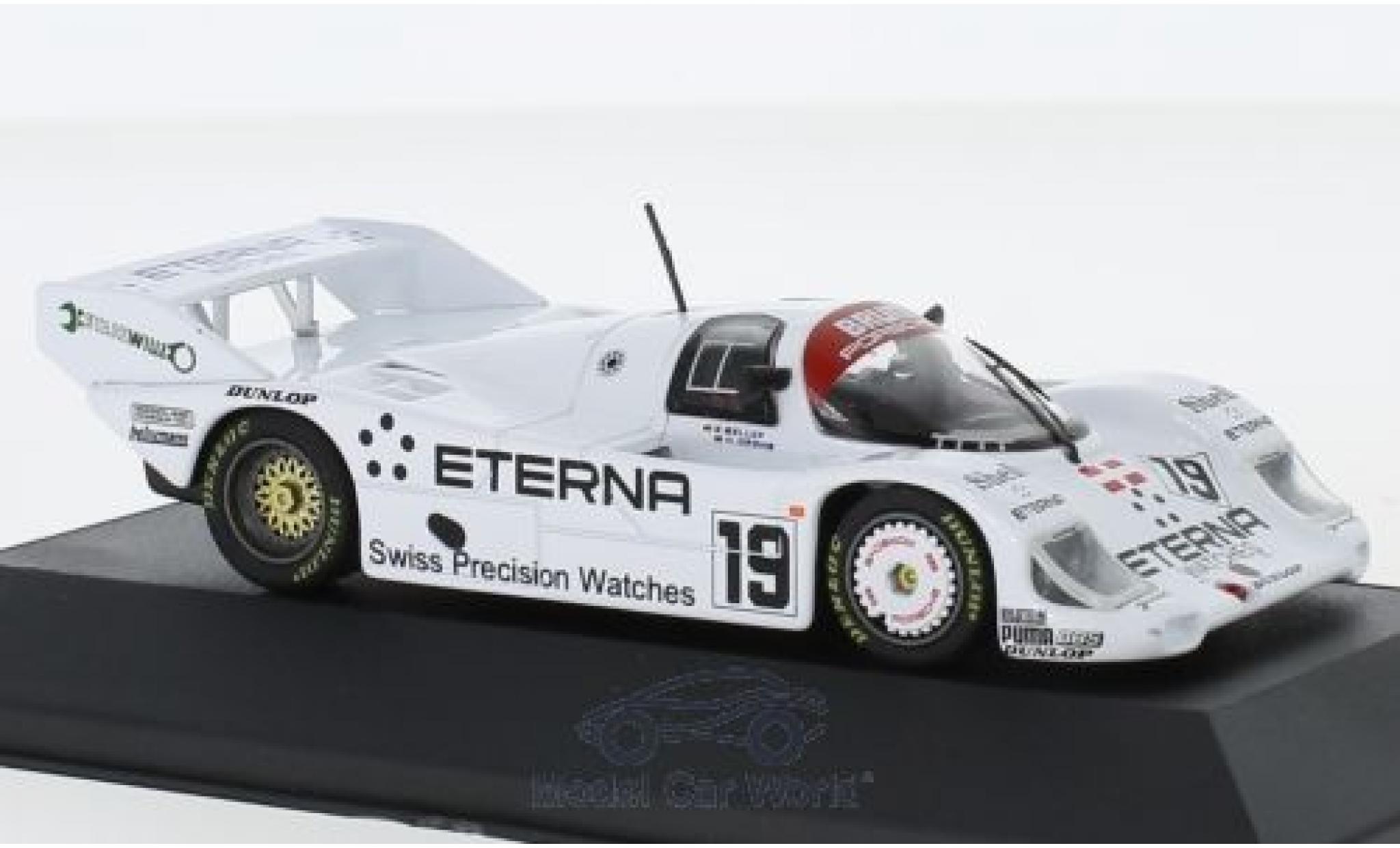 Porsche 956 1984 1/43 CMR K No.19 Brun Eterna 1000 Km Brands Hatch 1984 S.Bellof/H.Grohs modellino in miniatura